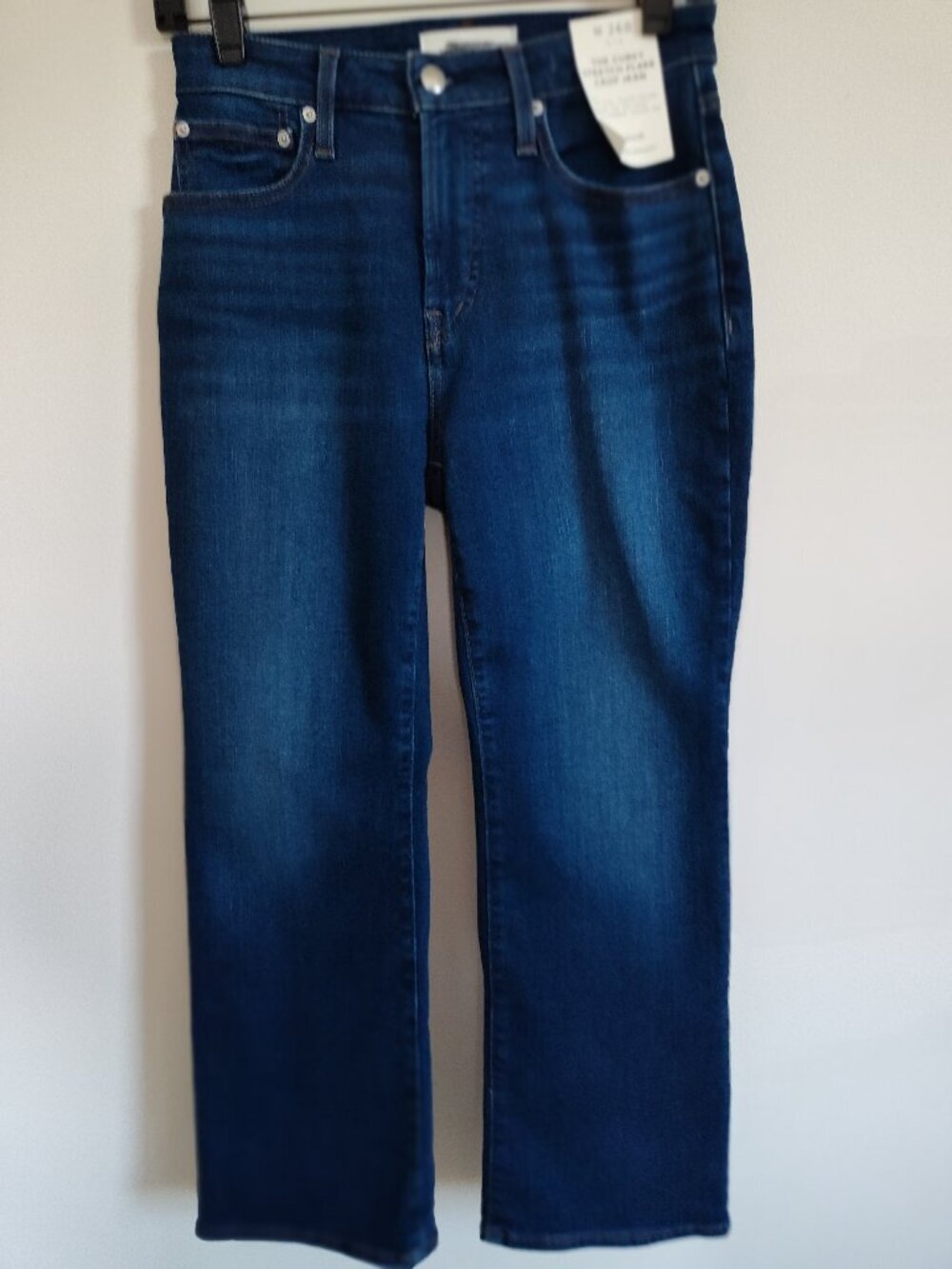 Madewell Curvy Flare Crop Jean